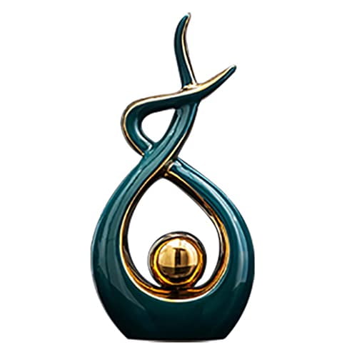 Norrclp Home Decor Modern Abstract Art Ceramic Statue Table Decorations for Dining Room Living Room Office Centerpiece Norrclp Home Decor Modern Abstract Art Ceramic Statue Table Decorations for Dining Room Living Room Office Centerpiece